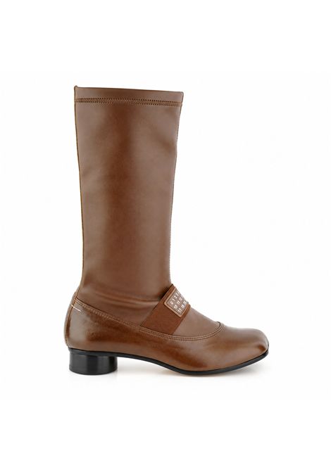Stivale alto con logo MM6 KIDS MAISON MARGIELA | 838964